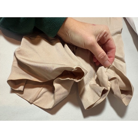 SPANX High Waist Power Shorts Shapewear Beige Open Gusset size M - Picture 6 of 6